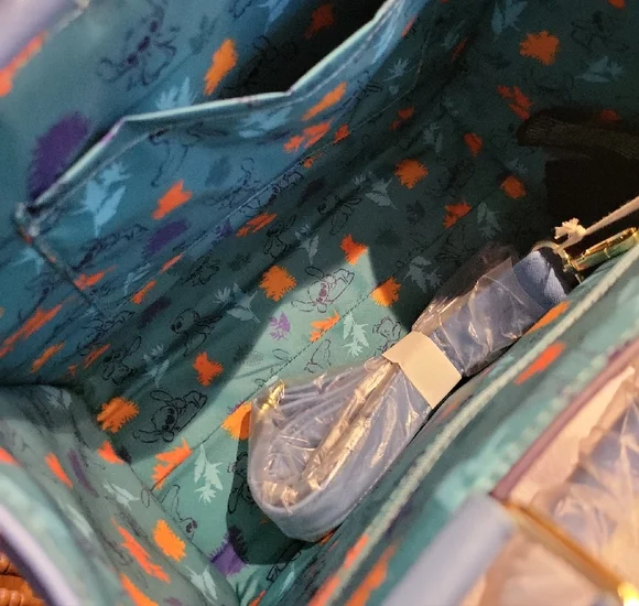 Loungefly Stitch Tropical Bird Of Paradise Blue Tote NWT Beautifully Embroidered - Picture 8 of 12